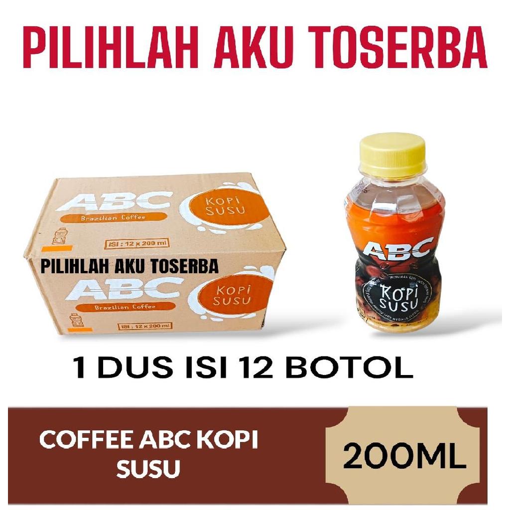 Kopi ABC ( Brazilian Coffee ) kopi Susu Kemasan Botol - ( HARGA 1 DUS )