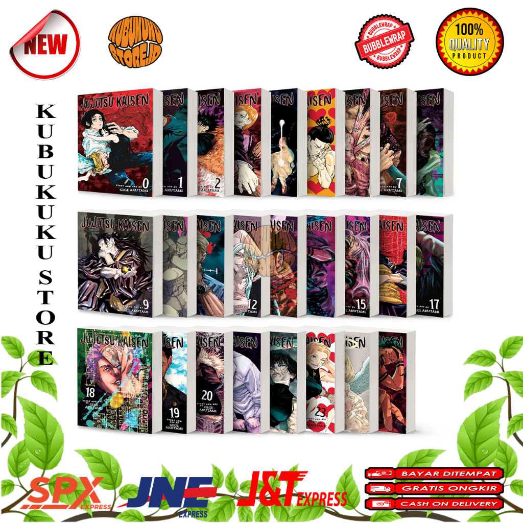 Komik Jujutsu Kaisen, Vol 0-28  (English)