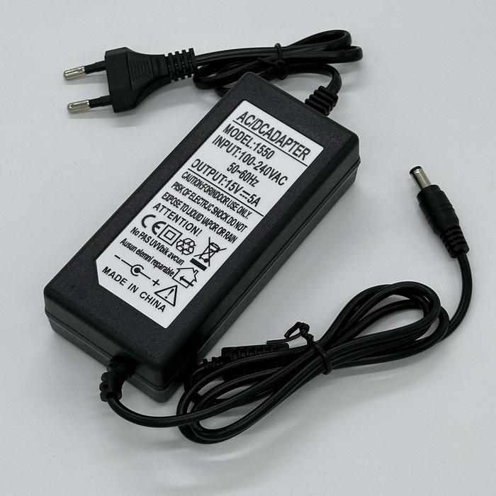 ADAPTOR CHARGER SPEAKER PORTABLE  15V 5A / 15V 4A COCOK UNTUK CAS SPEAKER PORTABLE MULTI FUNGSI ORIG