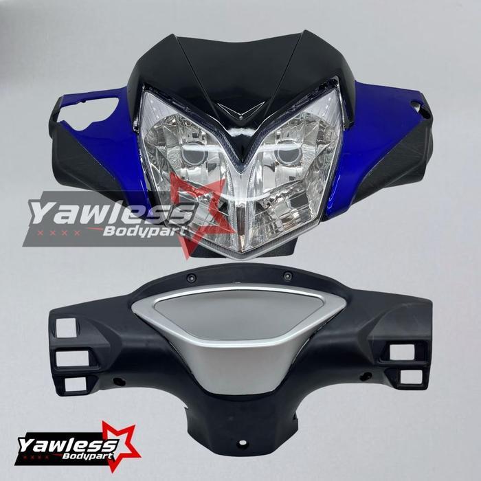 BARU batok supra x 125 batman biru full set kualitas terjamin - full set