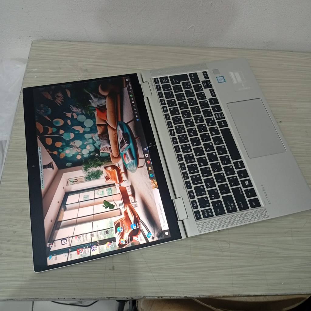 laptop HP Elitebook X360 1030 G3 RAM 8Gb core i5 GEN8 slim elegan murah touchscreen