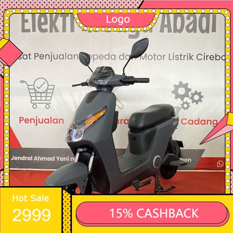 TERBAIK BIG PROMO Sepeda Listrik U-Winfly D75 Kapasitas 48v 12Ah Dinamo 500 Watt