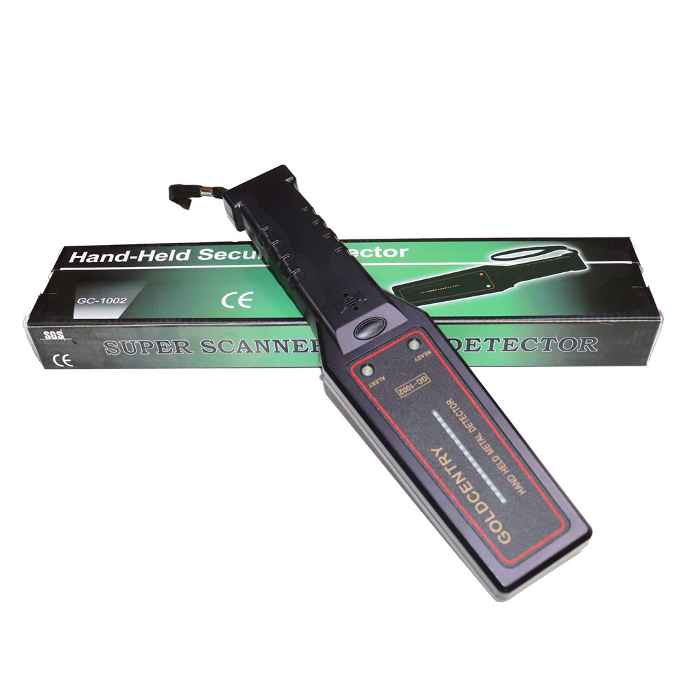 New Arrival Handheld Metal Detector GC-1002 with LED Signal Light High Sensitivity Easy to Operation