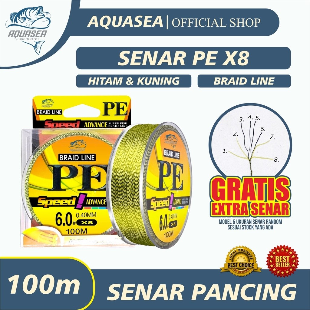PANCING PEMULA Tali Pancing Pe ZKK 100m Senar Pancing Pe Super Braided Line Japan  Nylon Senar kuat