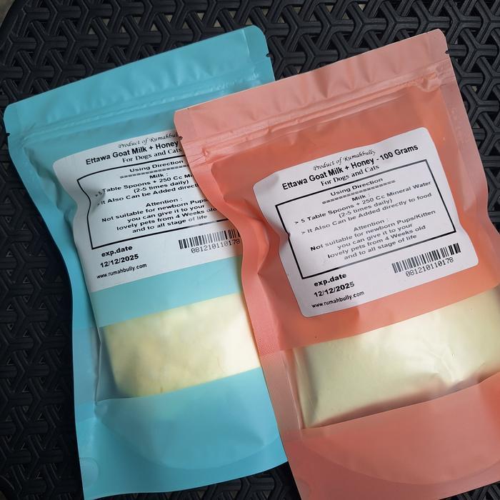 Promo Goat Milk Powder Plus Honey / Susu Kambing Untuk Anjing Kucing Puppy Kitten Terlaris