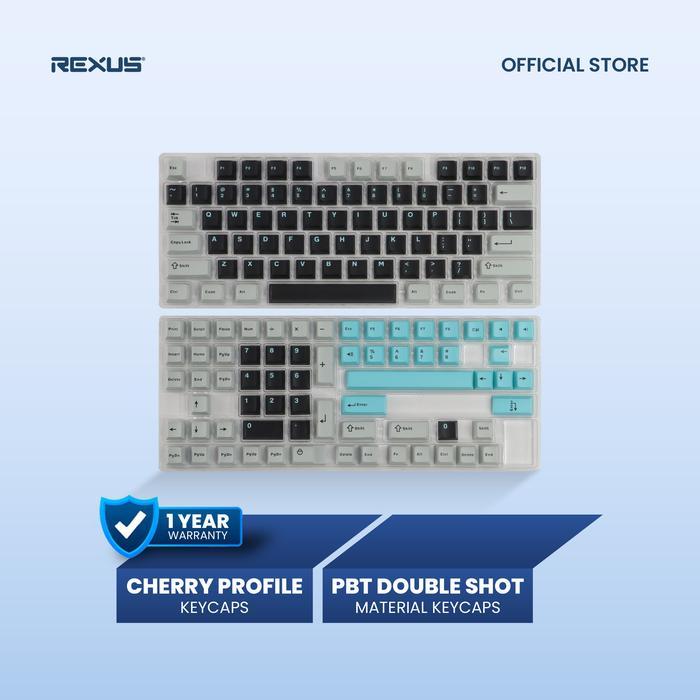 Rexus Keycaps Cherry Profile - Warna