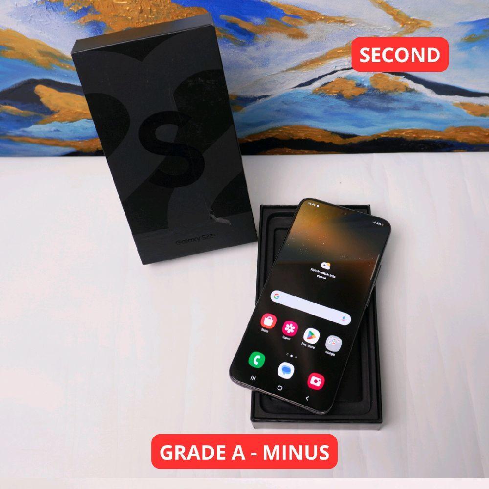 SAMSUNG S22+ 8/256 GB GRADE A - MINUS HP SECOND ORIGINAL SINAR MUTIARA CELL (32125)