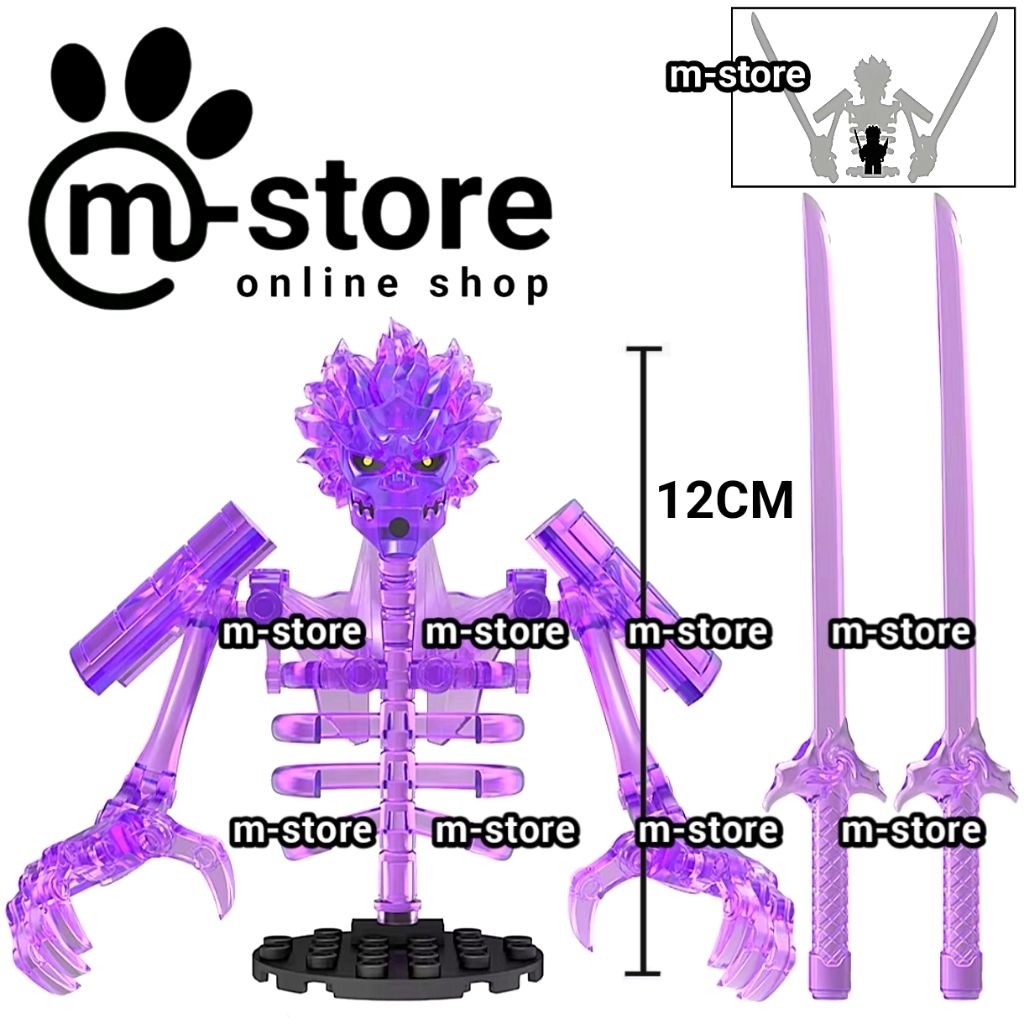 mainan edukasi naruto karakter besar susanoo sasuke uchiha