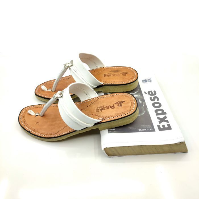 SANDAL KULIT TARUMPAH ASLI TASIKMALAYA DENGAN ALAS KARET MENTAH