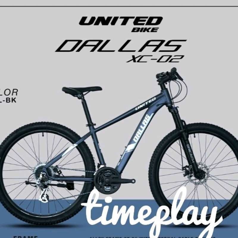 SEPEDA GUNUNG MTB 27.5" UNITED MTB DALLAS XC-02 24SP
