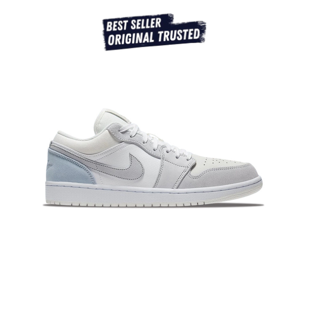 Sepatu Sneakers Nike Air Jordan 1 Low Paris Sky Grey  Original BNIB