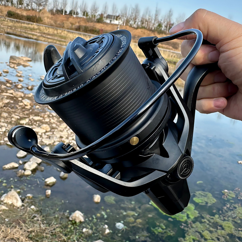 High Speed 4.8:1 Gear Ratio Fishing Reel Soft Tou Metal Handle Max Drag 20kg14000/12000/10000/9000/8
