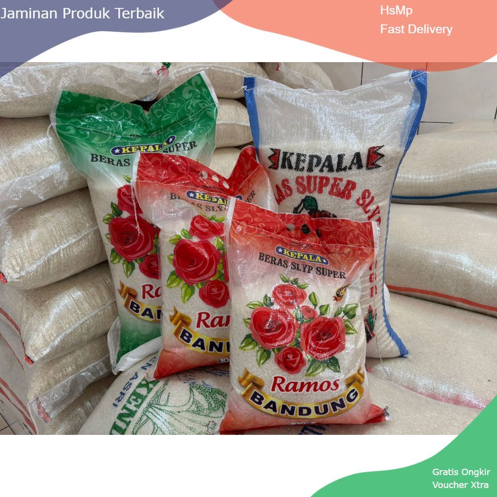 Beras Ramos Bandung 5kg / Beras Ramos Bandung 10kg / Beras Ramos Bandung 20kg Gojek/Grab Only