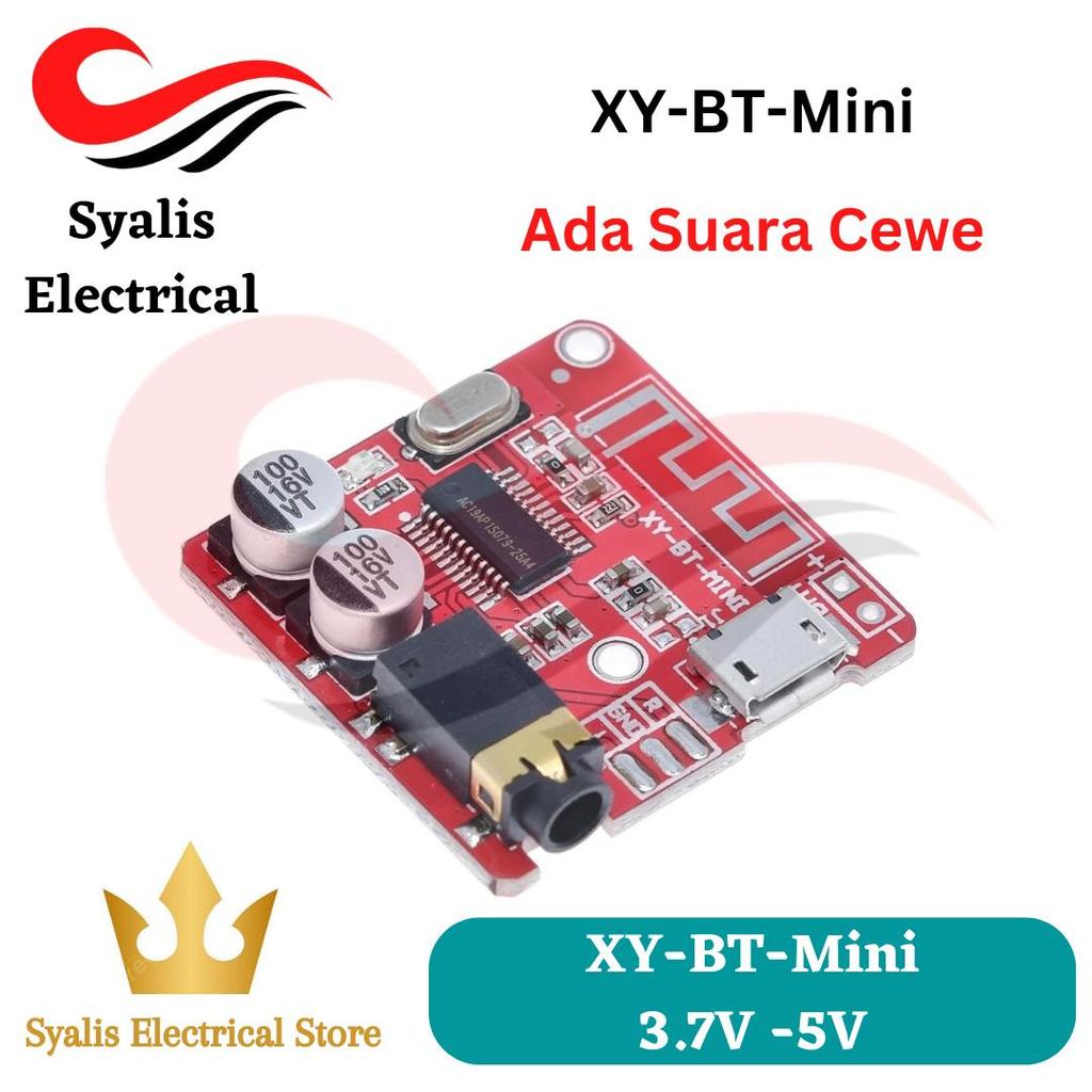 Bluetooth Receiver audio XY BT mini 5.0 suara cewe [Syalis]