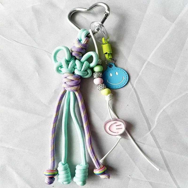 Chinese Knot Tassel Hanging Cord Festive Mobile Phone Pendant Bag Backpack Cord Universal Keychain H