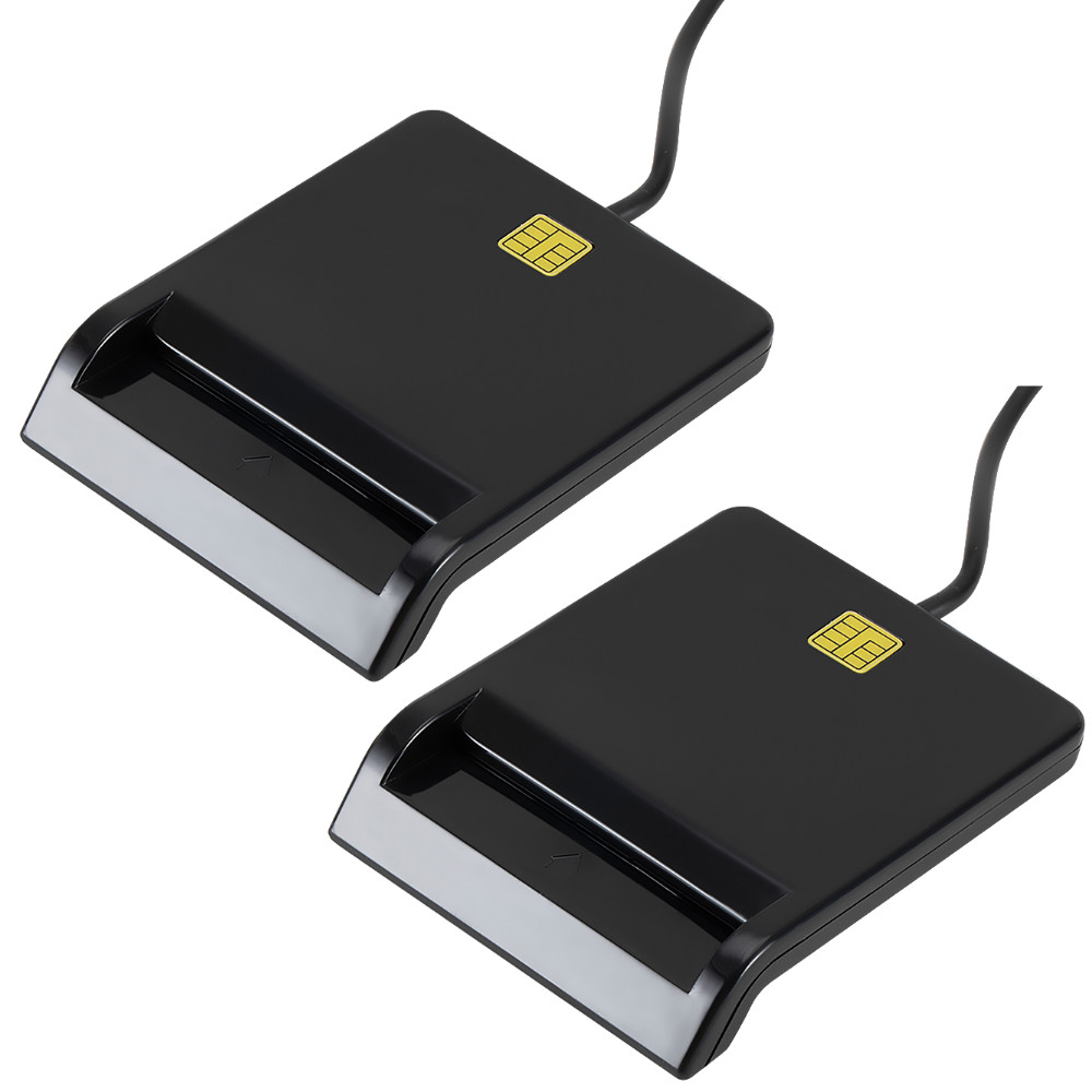 USB Smart Card Reader Stable Operation Reliable Simplicity for DNIE ATM CAC IC ID SIM Card Cloner Co