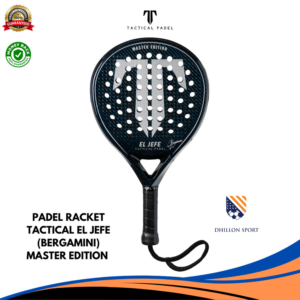 Padel Racket TACTICAL El Jefe (Bergamini) - Master Edition | Raket Padel Tactical