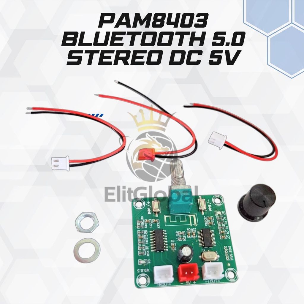 Modul Bluetooth PAM8403 Audio Amplifier Stereo 5V DC 5W×2 Class D