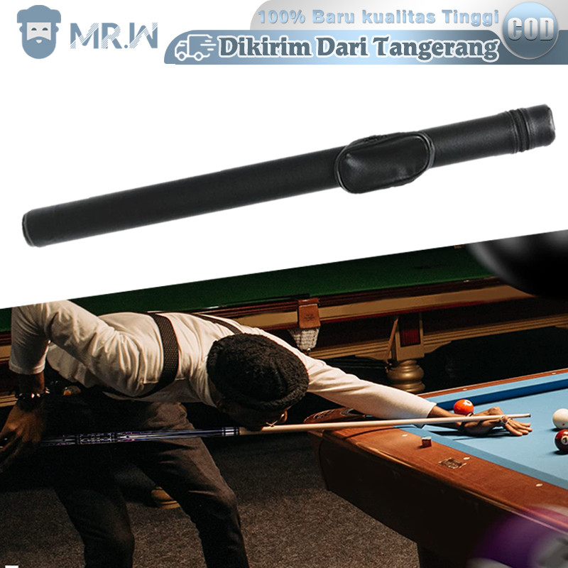 Billiard Cue Case Hitam Case Stick Billiard Case Hard Cue Tas Stick Sarung Stik Billiard Bahan Kulit