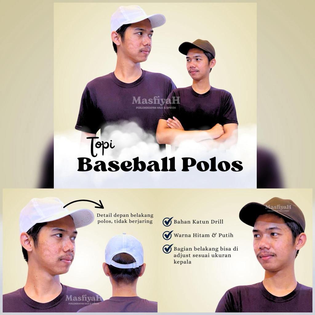 Diskon TOPI BASEBALL POLOS TOPI CASUAL TOPI HIKING TOPI PANTAI TOPI HITAM POLOS TOPI PUTIH POLOS TM
