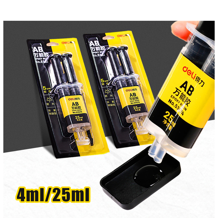 Lem AB Besi Super Kuat – Epoxy resin cold welding, serbaguna untuk reparasi mobil, radiator & logam,