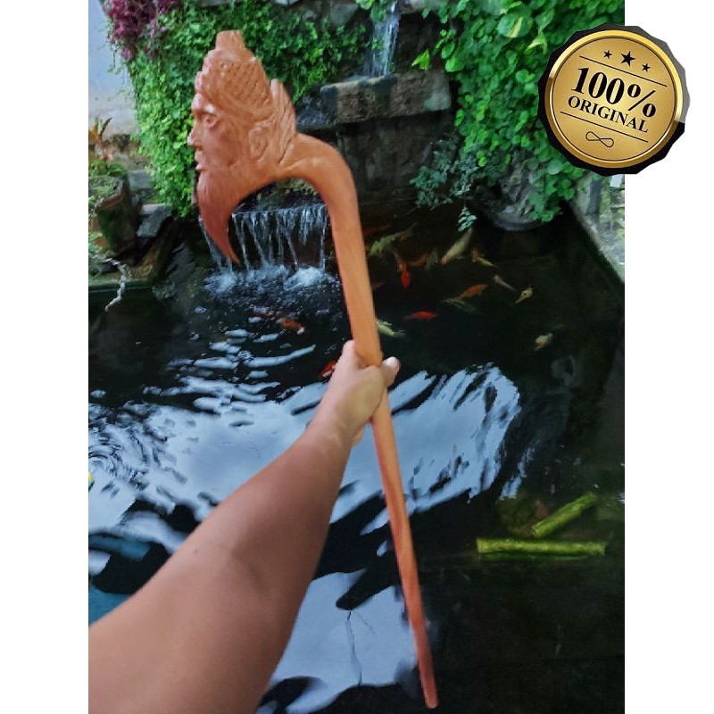 PROMO  Tongkat Jalan Kayu Cendana Ukir