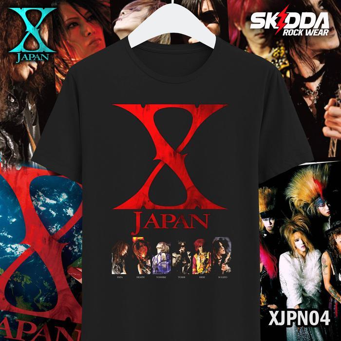 (COD) Kaos Baju X Japan Hide Yoshiki JRock A -Premium Color NSA 24s S-3XL - S