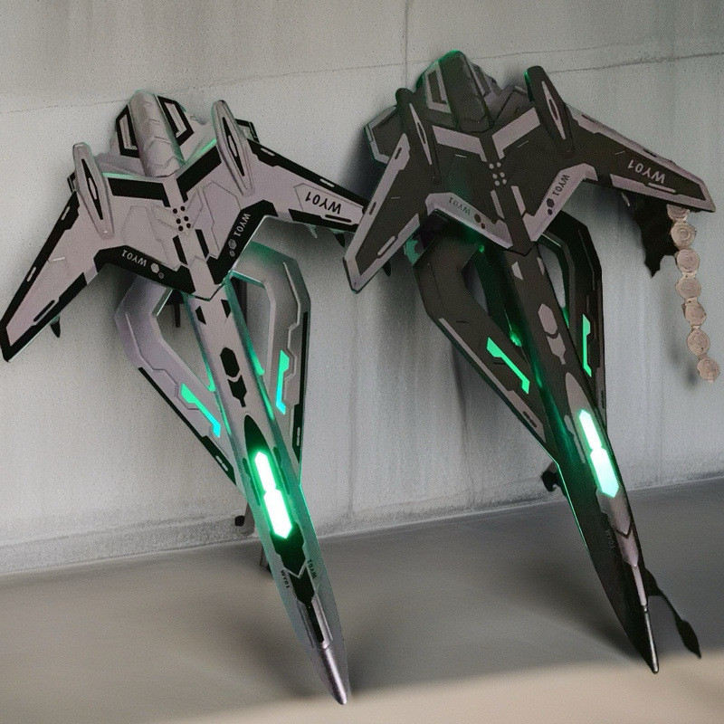 Pena Gel Menyala Model Pesawat Stealth Fighter Mainan Kreatif
