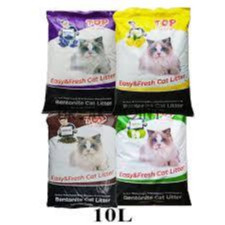 Pasir TOP 10L pasir BENTONITE pasir kucing