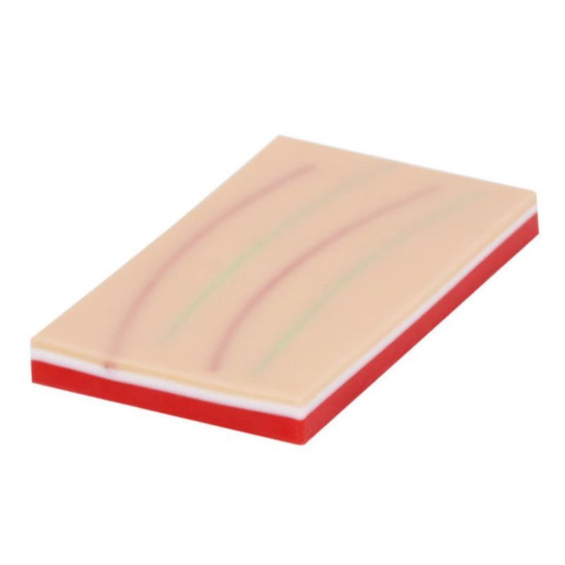 Calista - Injection Training Pad Latihan Infus Silicone Injection Pad Manekin Human Skin Suture