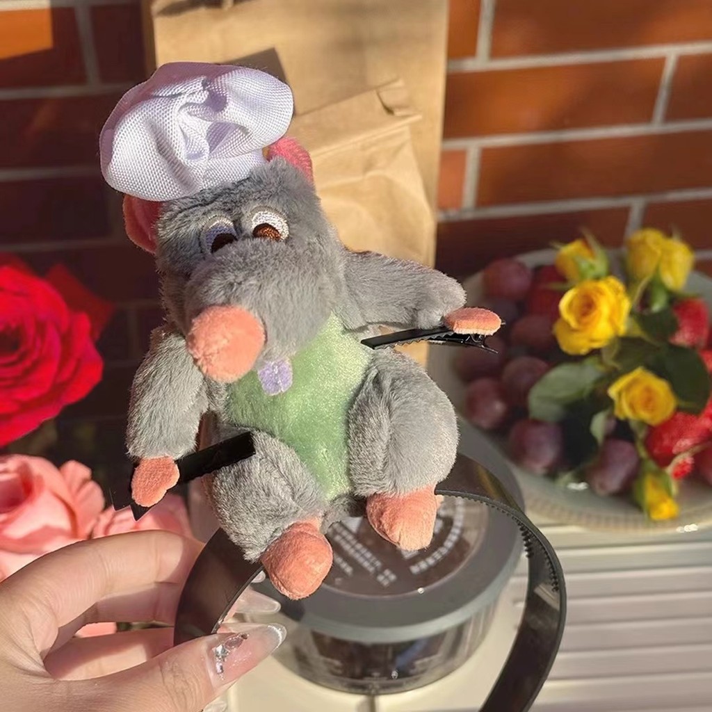 Bandana Kartun Capybara Lucu Boneka Plush Kepala Bandana Alat Penata Rambut Aksesori Kepala Bandana 