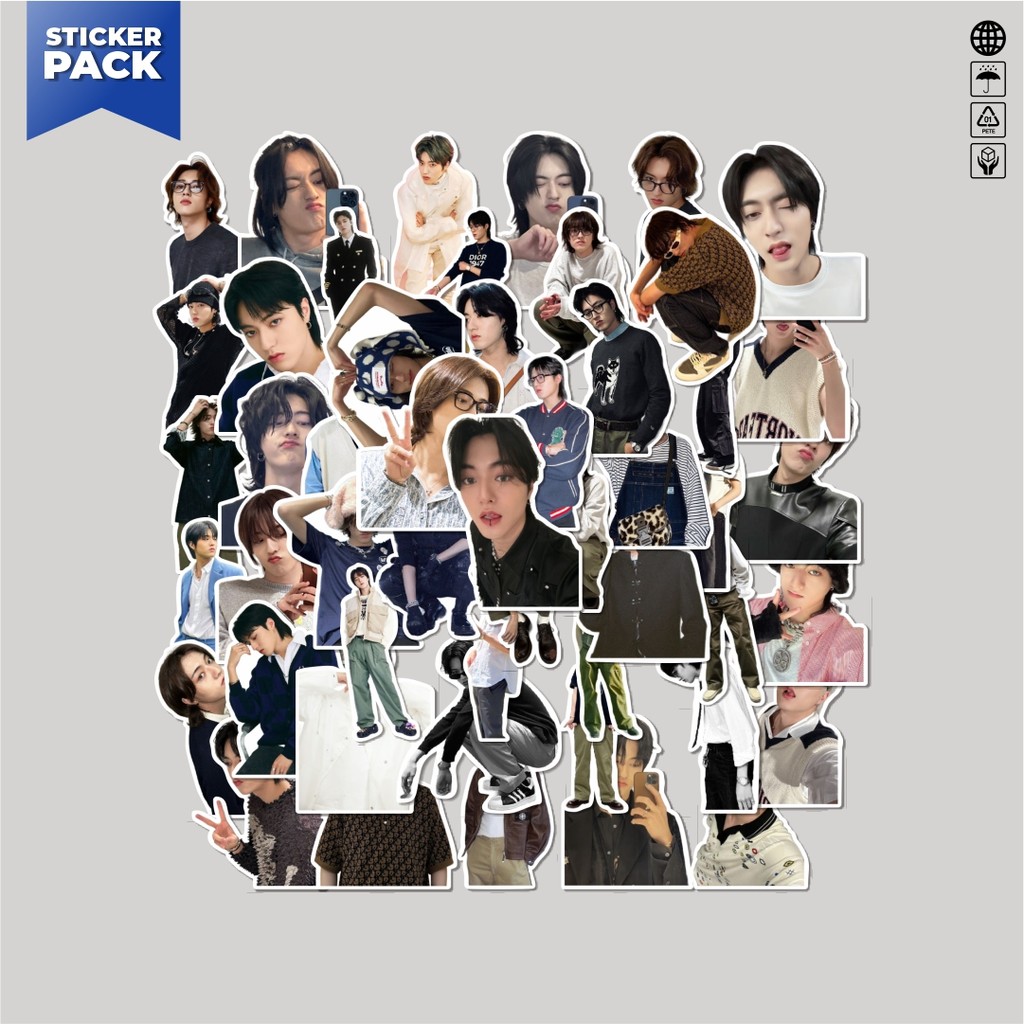 [100PCS]Stiker Pack Stiker WATANABE HARUTO (TREASURE) Aesthetic Vinyl Anti Air Dekorasi Sticker Lapt