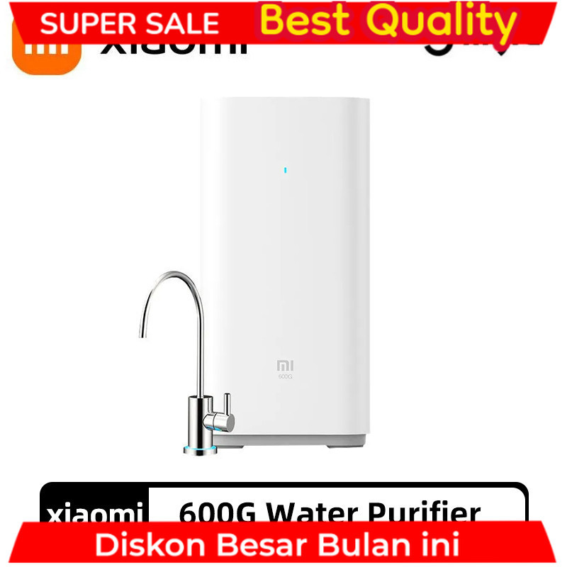 2023 New XIAOMI MI Water Purifier 600G Drinking Water Filter System Gallon Water RO Reverse Osmosis 