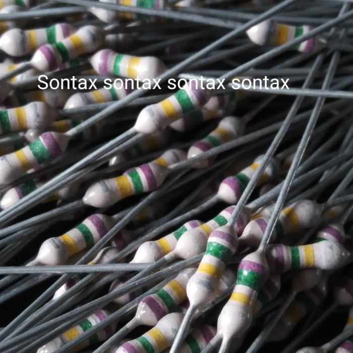 750k 750 k 7 5 0 k ohm 1/4w resistor werstan made in japan audio RF ...Eletronik