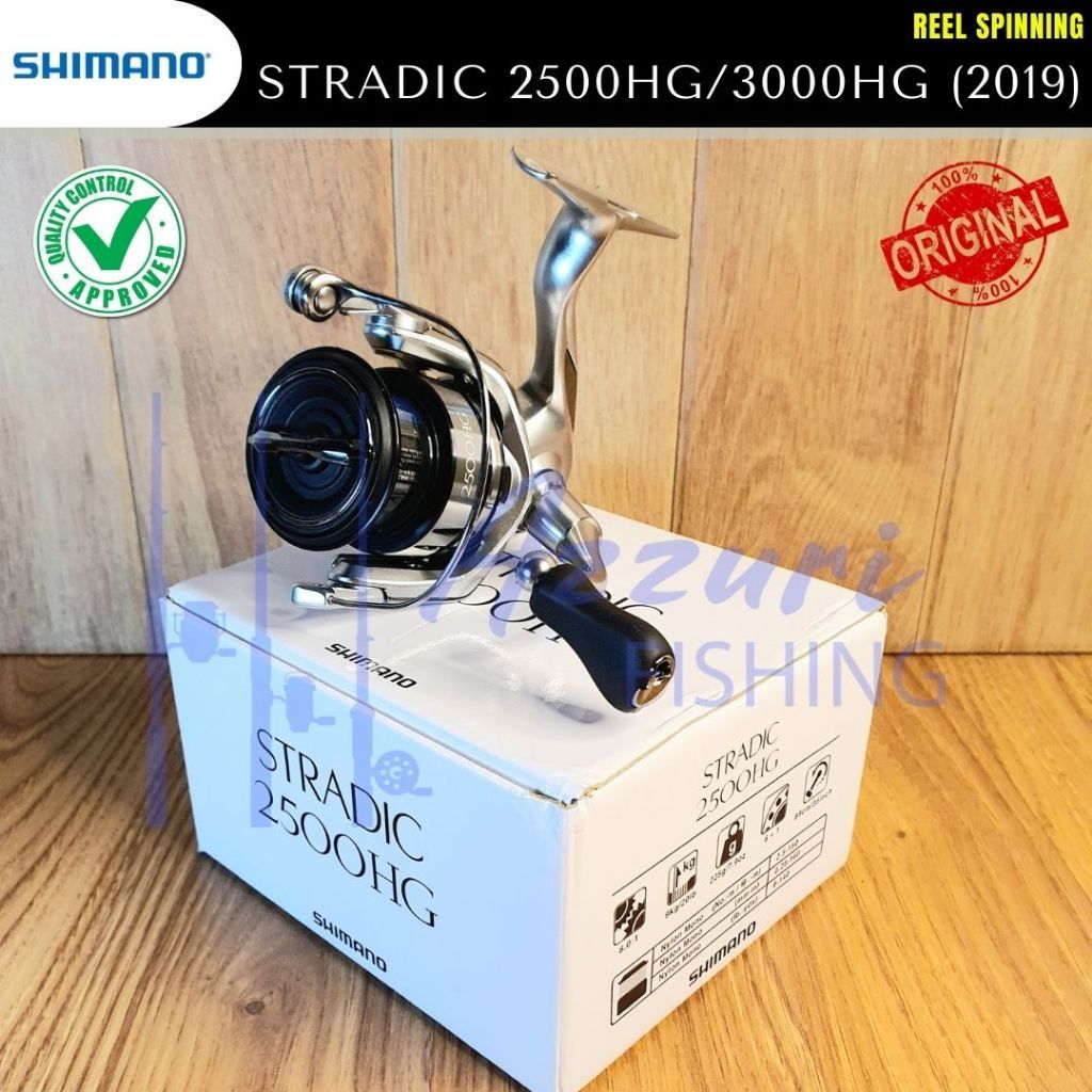 Reel SHIMANO STRADIC 2500/C3000 HG (2019) - REEL POWER HANDLE / REEL SPINNING