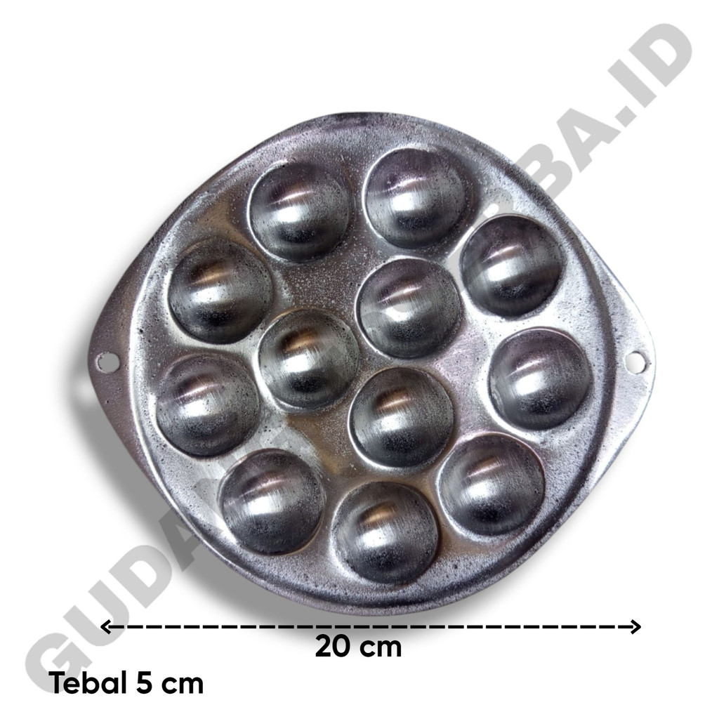 CETAKAN TELUR CONGKEL TERMURAH 12 LOBANG ANTI LENGKET