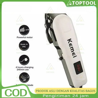 Original KEMEI 809A Alat Cukur Rambut Kemei KM 809A Mesin Cukur Cordless HAIR CLIPPER TRIMMER