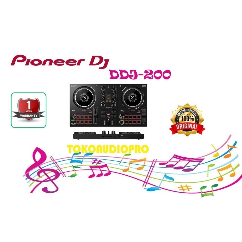 Pioneer Dj DDJ 200 2-channel Smart DJ controller DDj200