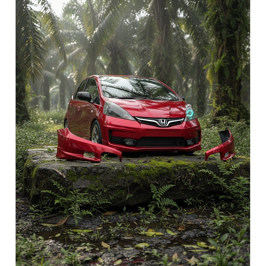 bumper /bemper jazz bumper jazz ge8 BODYKIT JAZZ GE8 UPGRADE MMC TANPA GANTI LAMPU