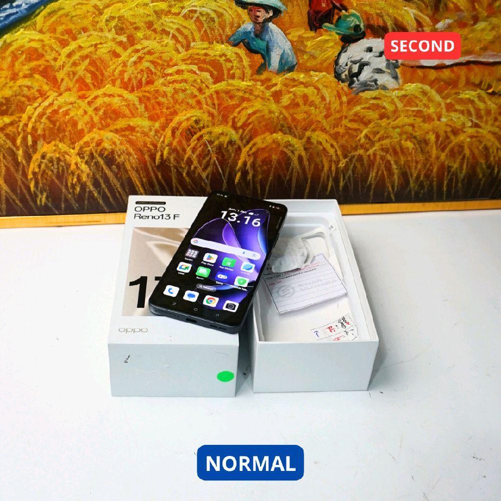 OPPO RENO 13F 8/256 GB (5G) HP SECOND ORIGINAL SINAR MUTIARA CELL
