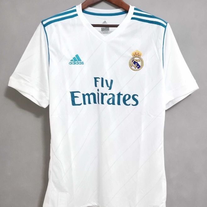 2017-18 Style Real Madrid Home Jersey Football Top Only Loose Non-Slip