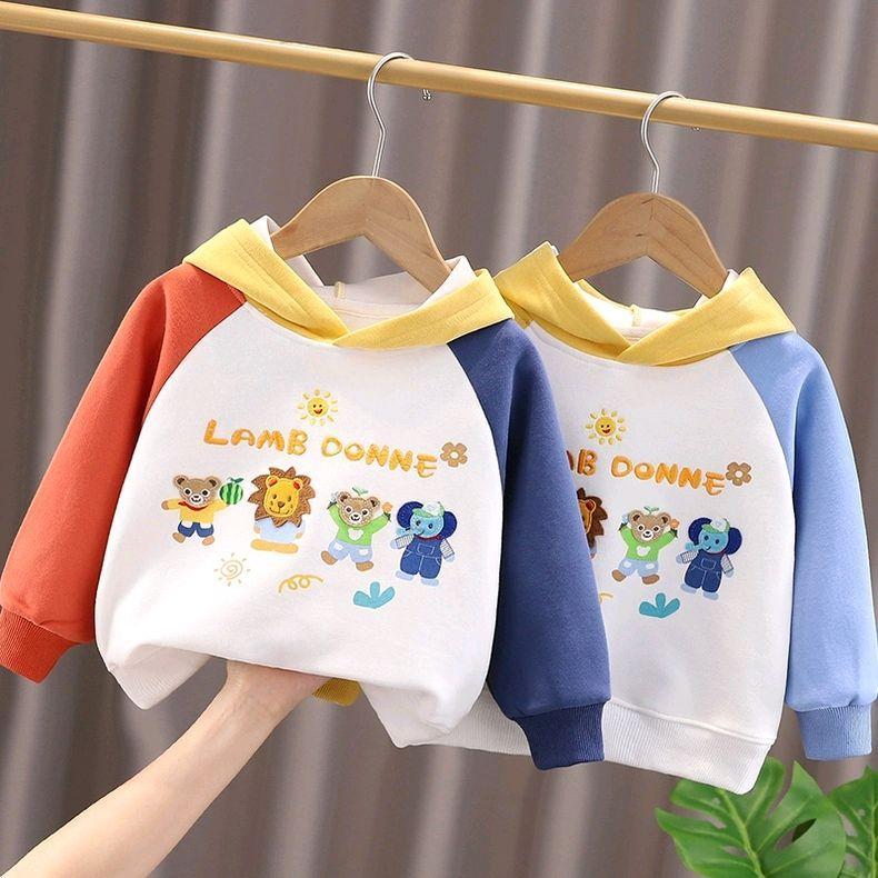 Sweater Hoodie Anak Laki-laki Perempuan Premium Logo Kartun Usia anak 1 - 12 Tahun Hoodie Raglan kom