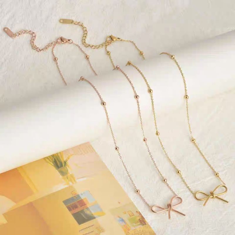 ARTZ Kalung Titanium Pita Besar Boba Kecil Bismuth Magnet Bahan Titanium Asli Anti Karat