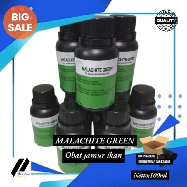 MALACHITE GREEN 100 ml obat jamur ikan /malachite green / obat jamur ikan / obat hijau / obat ikan