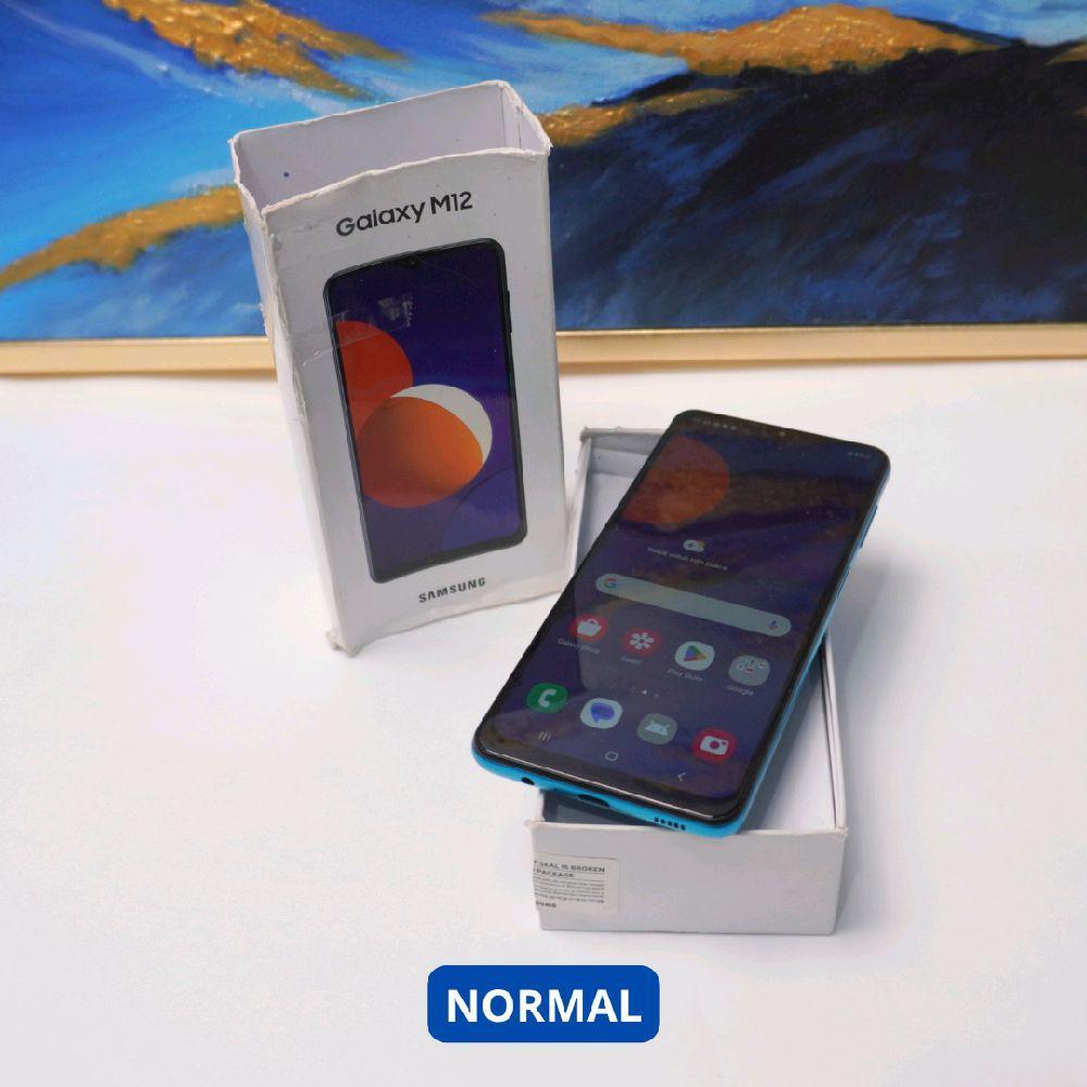 SAMSUNG M12 3/32 GB HP SECOND ORIGINAL SINAR MUTIARA CELL
