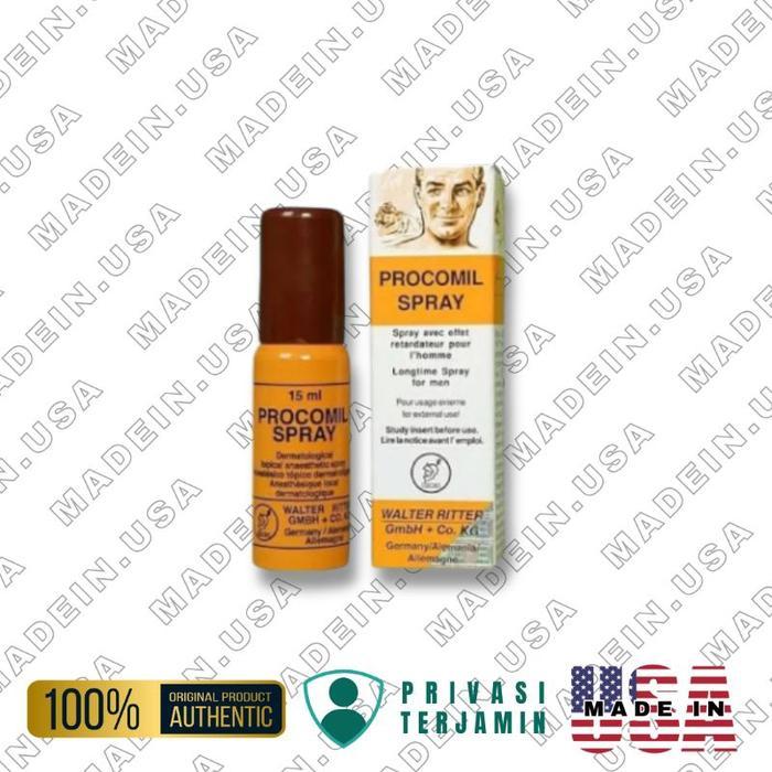 Ready   Procomil Spray Asli Original Import Obat Pria Semprot Ampuh - Procomil Spray