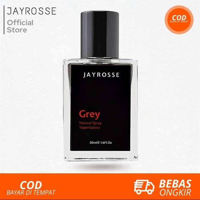 Parfum Jayrosse grey ori | Parfum pria / cowok cool Eau De Parfume -  - JAYROSSE GRAY