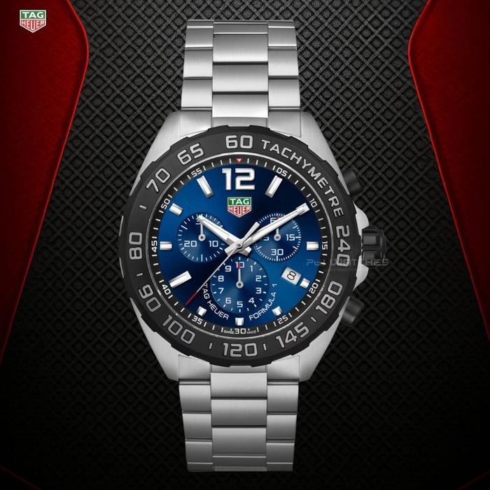 TAG Heuer Formula 1 CAZ101AV.BA0842 Chronograph Blue Dial Steel Strap