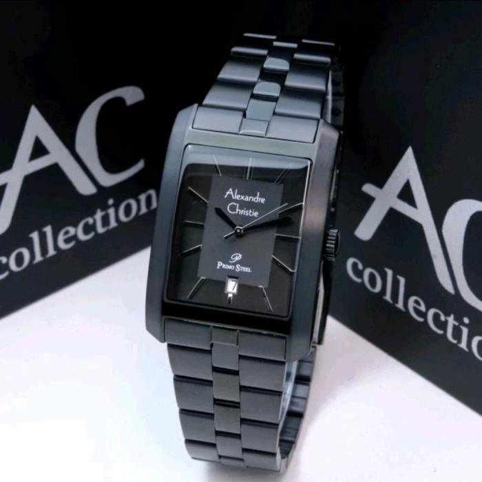 Jam Tangan Pria 1019 Alexandre Christie 1019 AC1019 AC 1019 Original - Full Hitam
