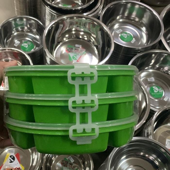 Rantang Bulat Katering Lunch Box Kotak Tempat Makan Catering Bundar